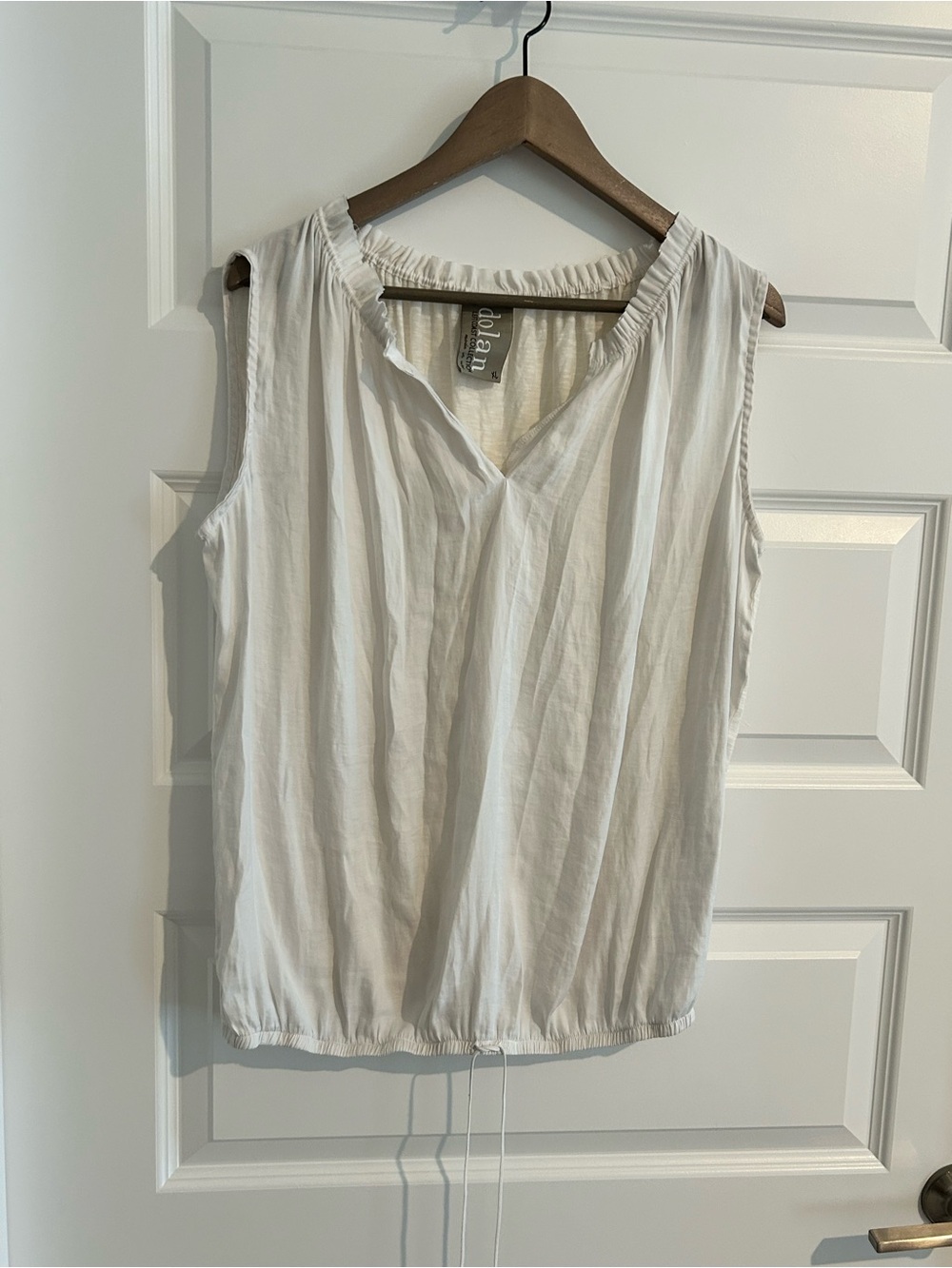 Anthropologie Dolan Cinch Bottom Top White Size XL